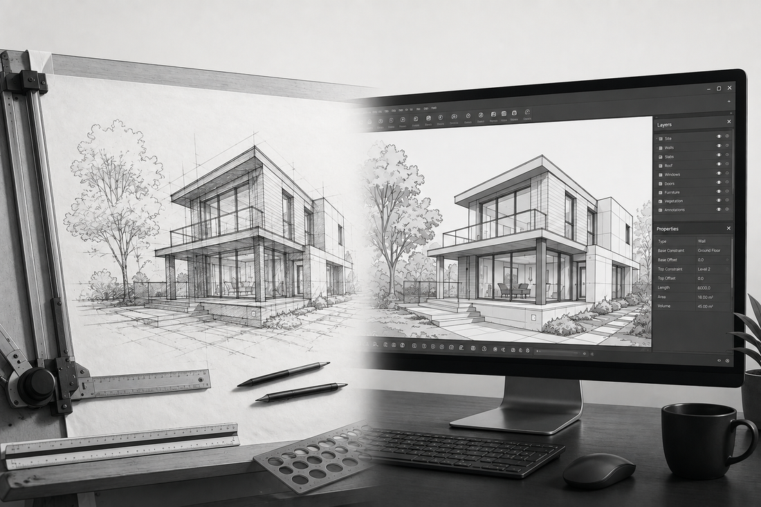 From Drawing Boards to Digital Screens